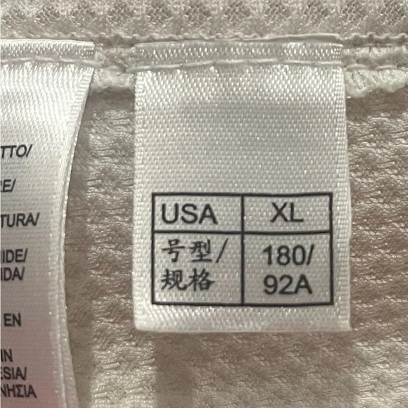 Brooks Brothers white teddy fleece full zip up vest, size XL - Picture 6 of 6